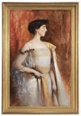 CORMON Fernand Portrait Of A Young Woman CORMON Fernand Portrait Of A Young Woman