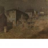 CORNOYER Paul Old House, Moonlight, Gloucester CORNOYER Paul Old House, Moonlight, Gloucester