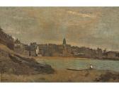 Corot Jean-Baptiste-Camille Une Ville Au Bord De La Mer Corot Jean-Baptiste-Camille Une Ville Au Bord De La Mer