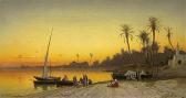 CORRODI Herman David Salomon Abendstimmung Am Ufer Des Nils CORRODI Herman David Salomon Abendstimmung Am Ufer Des Nils