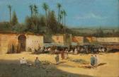 CORRODI Herman David Salomon Marché À L'intérieur Des Remparts CORRODI Herman David Salomon Marché À L'intérieur Des Remparts