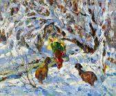 COSTIGAN John Edward Woman With Goats, Winter COSTIGAN John Edward Woman With Goats, Winter
