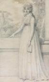 COSWAY Richard Portrait Of Mrs John Drummond, Née Hester Cholmondeley COSWAY Richard Portrait Of Mrs John Drummond, Née Hester Cholmondeley