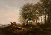 COTELLE-HEBERT Armand Jeunes Paysans Au Repos
Sur Sa Toile D'origine COTELLE-HEBERT Armand Jeunes Paysans Au Repos
Sur Sa Toile D'origine