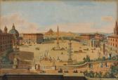 COTTAFAVI Gaetano Piazza Del Popolo Dal Pincio COTTAFAVI Gaetano Piazza Del Popolo Dal Pincio