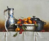 COULON Georges Nature Morte Aux Abricots Et Cerises COULON Georges Nature Morte Aux Abricots Et Cerises