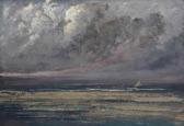 COURBET Gustave Côte Normande Près De Trouville, Voiliers Vu De La Grève COURBET Gustave Côte Normande Près De Trouville, Voiliers Vu De La Grève