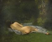 COURBET Gustave French La Dormeuse COURBET Gustave French La Dormeuse