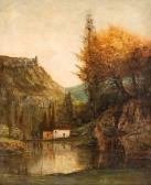 COURBET Gustave Mountain Landscape COURBET Gustave Mountain Landscape
