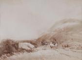 COX David I Coastal Scene With Shellfish Gatherers [with COX David I Coastal Scene With Shellfish Gatherers [with