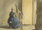 CRAIG William Woman Spinning In A Doorway CRAIG William Woman Spinning In A Doorway