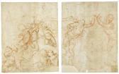 CRESPI Daniele Recto: Design For A Spandrel With Several Putti CRESPI Daniele Recto: Design For A Spandrel With Several Putti