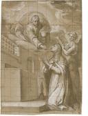 CRESPI Daniele St. Catherine Of Siena Receiving Communion From Christ CRESPI Daniele St. Catherine Of Siena Receiving Communion From Christ