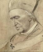 CRESPIN Louis Charles Portrait Of Cardinal Désiré-félicien-françois-joseph Mercier CRESPIN Louis Charles Portrait Of Cardinal Désiré-félicien-françois-joseph Mercier