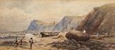 CRESSWELL William Nichol Mending Ships In A Sheltered Bay CRESSWELL William Nichol Mending Ships In A Sheltered Bay