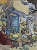 CRETOT-DUVAL Raymond Dans Les Souks À Marrakech CRETOT-DUVAL Raymond Dans Les Souks À Marrakech