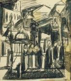 CRISS Francis Study For Third Avenue El; And Two Companion Studies CRISS Francis Study For Third Avenue El; And Two Companion Studies