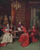 CROEGAERT Georges A Russian Patriarch Visiting Cardinals CROEGAERT Georges A Russian Patriarch Visiting Cardinals