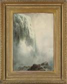 CROFT Arthur Niagara Falls From Under Goat Island CROFT Arthur Niagara Falls From Under Goat Island
