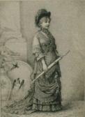 CRONIN David Edward Portrait Of An Actress, New York CRONIN David Edward Portrait Of An Actress, New York