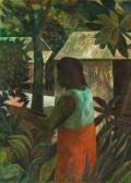 CROOKE Ray Islander With Pink Hibiscus CROOKE Ray Islander With Pink Hibiscus