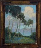 CROWELL Frederick View Of A River Through A Lush Landscape CROWELL Frederick View Of A River Through A Lush Landscape