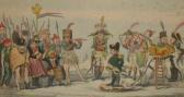 CRUIKSHANK George Review Of The French Troops On Their Returning March Through Smolensko CRUIKSHANK George Review Of The French Troops On Their Returning March Through Smolensko