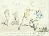 CRUIKSHANK Isaac St George & The Dragon & Mad.lle Riposting CRUIKSHANK Isaac St George & The Dragon & Mad.lle Riposting