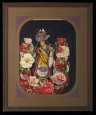 CRUISE Alvyk Boyd Chinese Figure And Wreath CRUISE Alvyk Boyd Chinese Figure And Wreath