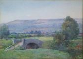 CUBITT Andrew Edith Alice Landscape With A Bridge. CUBITT Andrew Edith Alice Landscape With A Bridge.