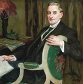 CUCUEL Edward Alfred Portrait Of A Dr Hermann Steininger CUCUEL Edward Alfred Portrait Of A Dr Hermann Steininger