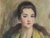 CUCUEL Edward Alfred Portrait Of A Young Woman CUCUEL Edward Alfred Portrait Of A Young Woman