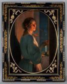 CULVERHOUSE Johann Mongels Woman In Candlelight CULVERHOUSE Johann Mongels Woman In Candlelight