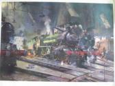 CUNEO Terence Tenison A Thoroughbred Heads The 'cathedrals Express' Up Chipping Camden Bank CUNEO Terence Tenison A Thoroughbred Heads The 'cathedrals Express' Up Chipping Camden Bank