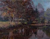 CURRY Robert Franz Herbstliche Seelandschaft CURRY Robert Franz Herbstliche Seelandschaft