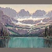 CURTIS Leland S Hamilton Lake; St. Mary's Lake, Glacier National Park CURTIS Leland S Hamilton Lake; St. Mary's Lake, Glacier National Park