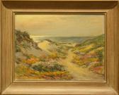 CUTTING Francis Harvey Path Through Flowering Dunes To Sea CUTTING Francis Harvey Path Through Flowering Dunes To Sea