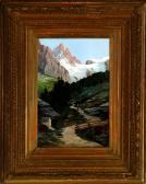 D ALESI Hugo, Fred. Alexianu Mountain Scenery D ALESI Hugo, Fred. Alexianu Mountain Scenery
