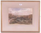 d' EGVILLE James T. Herve Figures In A Landscape d' EGVILLE James T. Herve Figures In A Landscape