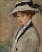 D ESPAGNAT Georges Portrait De Femme D ESPAGNAT Georges Portrait De Femme