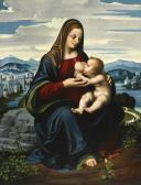 d' OGGIONO Marco Madonna And Child Before A Landscape d' OGGIONO Marco Madonna And Child Before A Landscape
