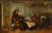 D ACOSTA Henry J.L. Walker Monks In A Study D ACOSTA Henry J.L. Walker Monks In A Study