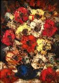 D'ANTY Henry Maurice Floral Still Life In A Blue Vase D'ANTY Henry Maurice Floral Still Life In A Blue Vase