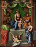 DA IMOLA Innocenzo The Madonna And Child With Saints And Angels DA IMOLA Innocenzo The Madonna And Child With Saints And Angels