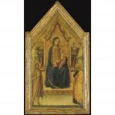 DADDI Bernardo The Madonna And Child Enthroned Flanked By Four Angels And Saints John The Baptist And Peter DADDI Bernardo The Madonna And Child Enthroned Flanked By Four Angels And Saints John The Baptist And Peter