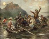 DAELEN Eduard Rheinfahrt Auf Der Laetitia DAELEN Eduard Rheinfahrt Auf Der Laetitia