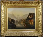dagman Lavandière Dans Un Paysage Alpestre dagman Lavandière Dans Un Paysage Alpestre