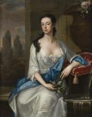 DAHL Michael I Portrait Of Mary Parker, Wife Of Daniel Dering DAHL Michael I Portrait Of Mary Parker, Wife Of Daniel Dering