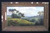 DAKIN Joseph Sheep In An Extensive Landscape; And Four Other Paintings By Different Hands (5) DAKIN Joseph Sheep In An Extensive Landscape; And Four Other Paintings By Different Hands (5)