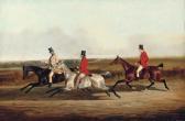DALBY OF YORK John Group Portrait Of Lord Durham, Ralph Lambton And Billy Williamson, Riding To A Meet DALBY OF YORK John Group Portrait Of Lord Durham, Ralph Lambton And Billy Williamson, Riding To A Meet
